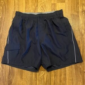 Y2K Nike Swim Trunk Shorts Men Large Dark Gray‎ Swimming Outdoors